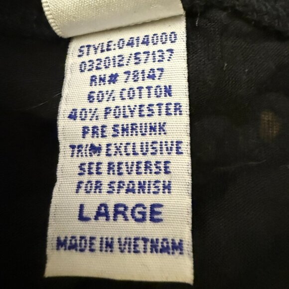 Nebraska Huskers Burn Out Short Sleeve T-Shirt Black & Red Size Large Pre-Shrunk - Picture 6 of 6